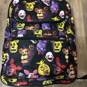 FNAF All Over Large Backpack